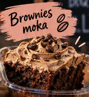Brownies Moka (4 portions)